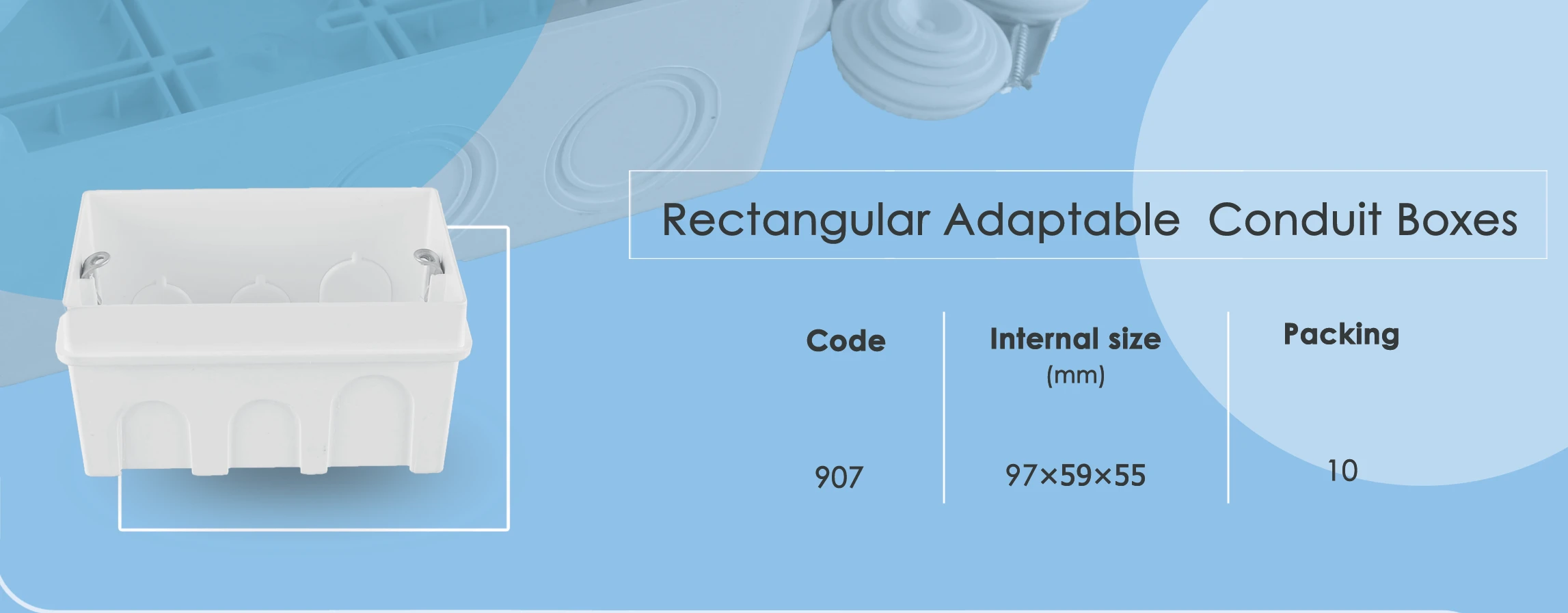 علبة ماجيك ترملة 7×10 UPVC