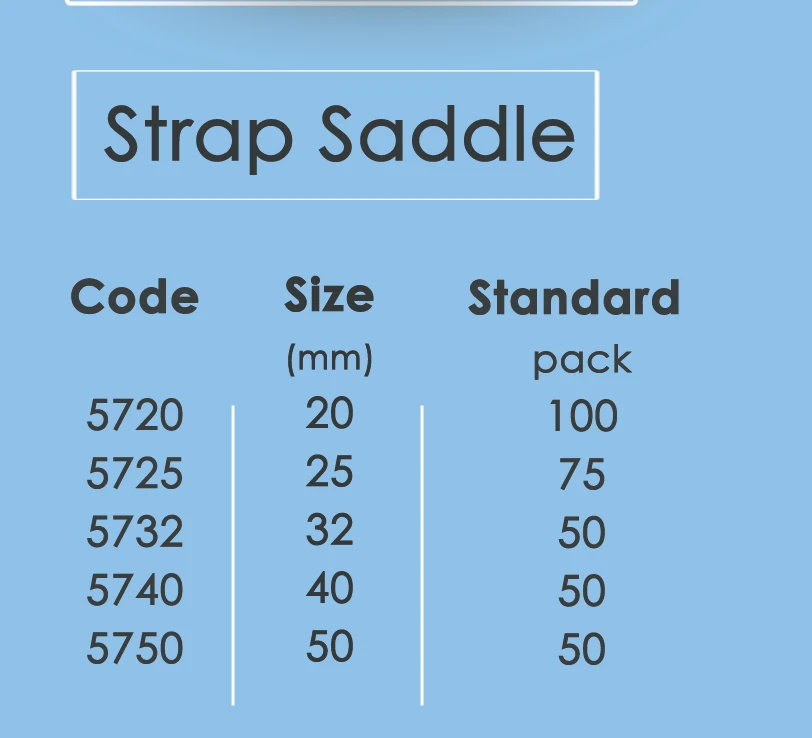 أفيز تثبيت UPVC بقاعدة