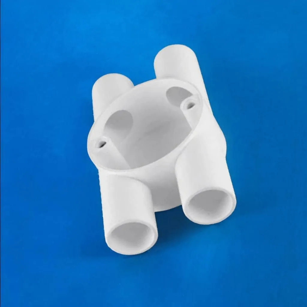 UPVC H-shaped fitting for 20mm pipe (white color)