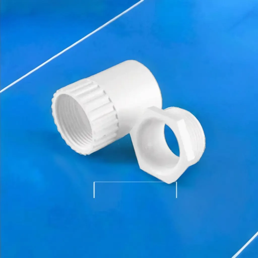 UPVC Adapter for 50mm Pipe (White Color)